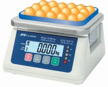 A&D SJ-WP SERIES WATERPROOF FOOD PROCESSING SCALE